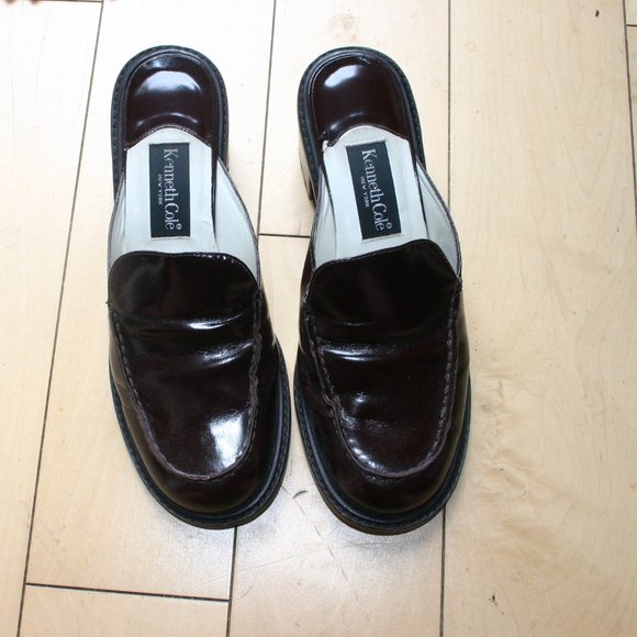 KENNETH COLE of New York Loafer/Slide Brown/Cordovan Color 8B Made in Brazil - Picture 5 of 15